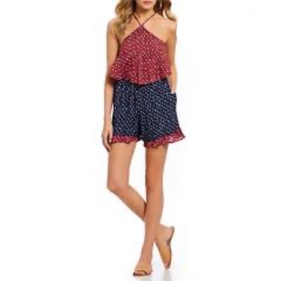 Chelsea & Violet Pants - Chelsea & Violet Floral Printed Romper